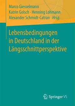 Couverture de l’ouvrage Lebensbedingungen in Deutschland in der Längsschnittperspektive