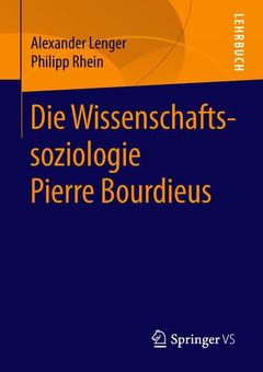 Cover of the book Die Wissenschaftssoziologie Pierre Bourdieus