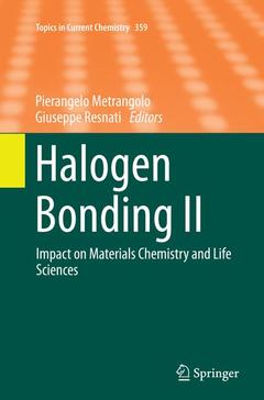 Couverture de l’ouvrage Halogen Bonding II