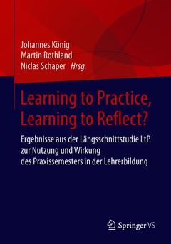 Cover of the book Learning to Practice, Learning to Reflect? 
