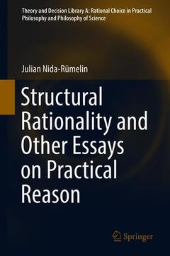 Couverture de l’ouvrage Structural Rationality and Other Essays on Practical Reason