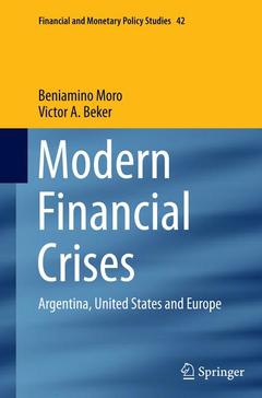 Couverture de l’ouvrage Modern Financial Crises