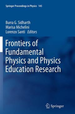 Couverture de l’ouvrage Frontiers of Fundamental Physics and Physics Education Research