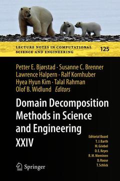 Couverture de l’ouvrage Domain Decomposition Methods in Science and Engineering XXIV 