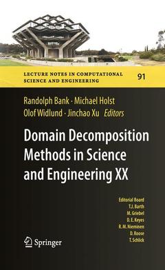 Couverture de l’ouvrage Domain Decomposition Methods in Science and Engineering XX