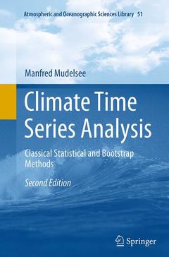 Couverture de l’ouvrage Climate Time Series Analysis