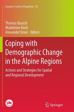 Couverture de l’ouvrage Coping with Demographic Change in the Alpine Regions