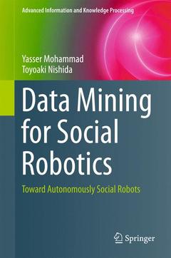 Cover of the book Data Mining for Social Robotics