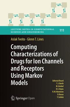 Couverture de l’ouvrage Computing Characterizations of Drugs for Ion Channels and Receptors Using Markov Models