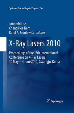 Cover of the book X-Ray Lasers 2010