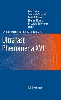 Couverture de l’ouvrage Ultrafast Phenomena XVI