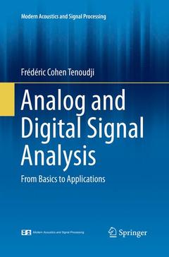 Couverture de l’ouvrage Analog and Digital Signal Analysis