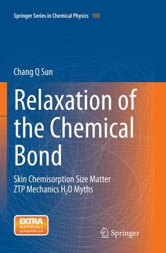 Couverture de l’ouvrage Relaxation of the Chemical Bond