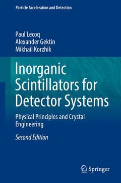 Couverture de l’ouvrage Inorganic Scintillators for Detector Systems