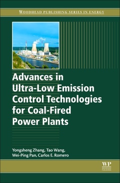 Couverture de l’ouvrage Advances in Ultra-low Emission Control Technologies for Coal-Fired Power Plants