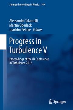 Couverture de l’ouvrage Progress in Turbulence V
