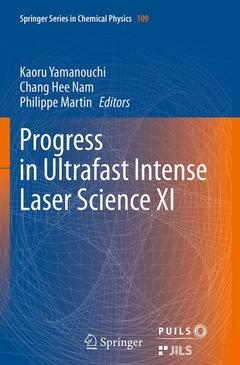 Couverture de l’ouvrage Progress in Ultrafast Intense Laser Science XI