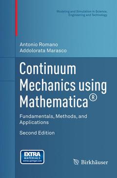 Couverture de l’ouvrage Continuum Mechanics using Mathematica®