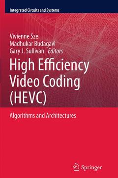 Couverture de l’ouvrage High Efficiency Video Coding (HEVC)