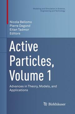Couverture de l’ouvrage Active Particles, Volume 1 