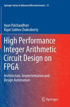 Couverture de l’ouvrage High Performance Integer Arithmetic Circuit Design on FPGA