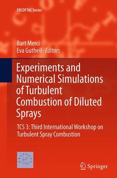 Couverture de l’ouvrage Experiments and Numerical Simulations of Turbulent Combustion of Diluted Sprays