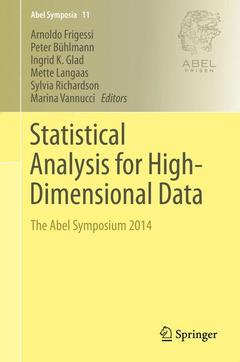 Couverture de l’ouvrage Statistical Analysis for High-Dimensional Data