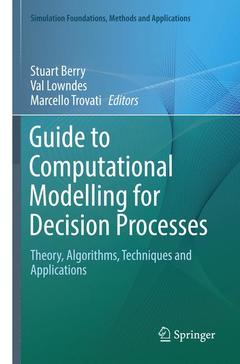 Couverture de l’ouvrage Guide to Computational Modelling for Decision Processes