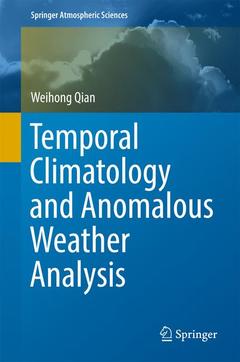Cover of the book Temporal Climatology and Anomalous Weather Analysis