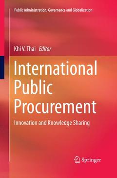 Cover of the book International Public Procurement