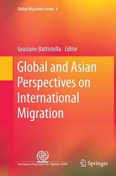 Couverture de l’ouvrage Global and Asian Perspectives on International Migration
