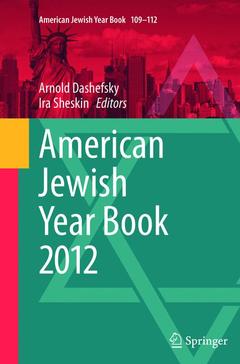 Couverture de l’ouvrage American Jewish Year Book 2012