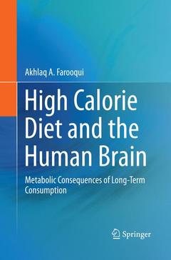 Couverture de l’ouvrage High Calorie Diet and the Human Brain