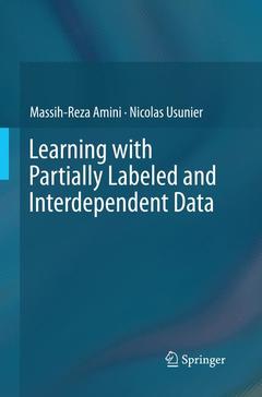 Couverture de l’ouvrage Learning with Partially Labeled and Interdependent Data