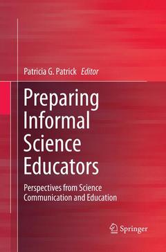 Couverture de l’ouvrage Preparing Informal Science Educators