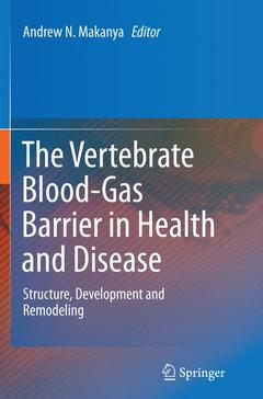 Couverture de l’ouvrage The Vertebrate Blood-Gas Barrier in Health and Disease