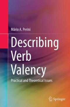 Cover of the book Describing Verb Valency