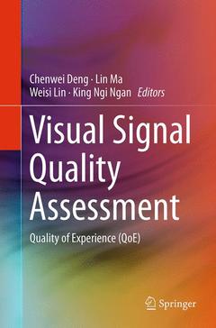 Couverture de l’ouvrage Visual Signal Quality Assessment