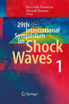 Couverture de l’ouvrage 29th International Symposium on Shock Waves 1