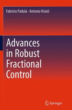 Couverture de l’ouvrage Advances in Robust Fractional Control