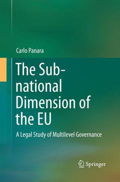 Cover of the book The Sub-national Dimension of the EU