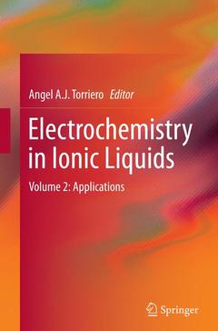 Couverture de l’ouvrage Electrochemistry in Ionic Liquids