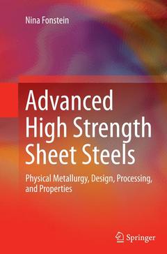 Couverture de l’ouvrage Advanced High Strength Sheet Steels