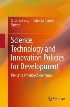 Couverture de l’ouvrage Science, Technology and Innovation Policies for Development