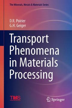 Couverture de l’ouvrage Transport Phenomena in Materials Processing