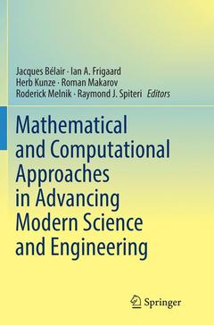 Couverture de l’ouvrage Mathematical and Computational Approaches in Advancing Modern Science and Engineering