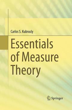 Couverture de l’ouvrage Essentials of Measure Theory