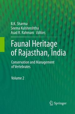 Cover of the book Faunal Heritage of Rajasthan, India