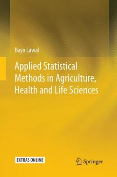 Couverture de l’ouvrage Applied Statistical Methods in Agriculture, Health and Life Sciences