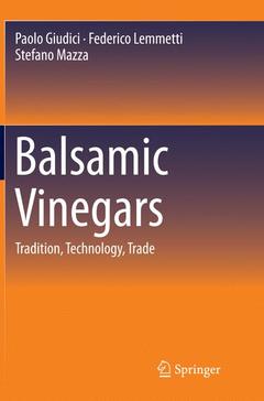 Couverture de l’ouvrage Balsamic Vinegars